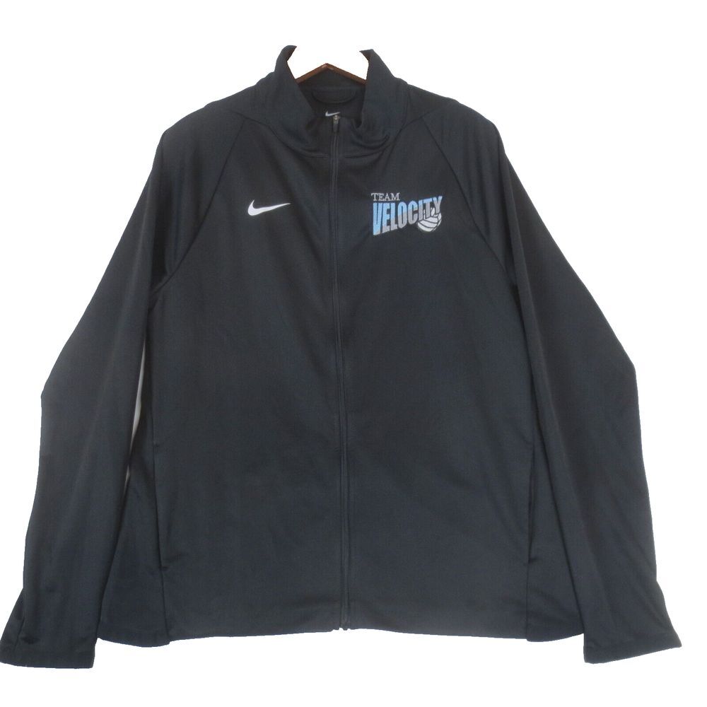 Nike Epic‎ 2.0 DRI-FIT Jacket Womens Med Black Full Zip Team Velocity Volleyball
